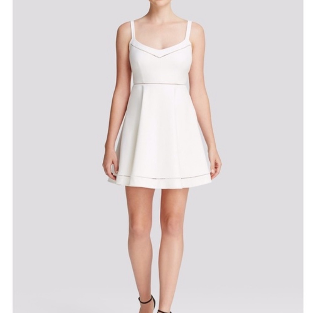 Elizabeth and James White Mini Dress